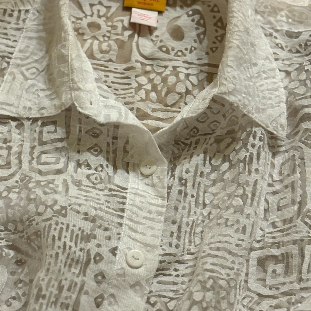 Ruby Rd. White Lace Blouse - image 6